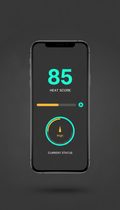 Heat Score Widget Mobile View