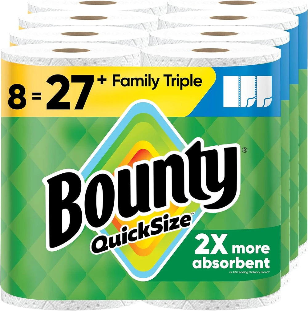 Bounty Quick-Size White Paper Towels