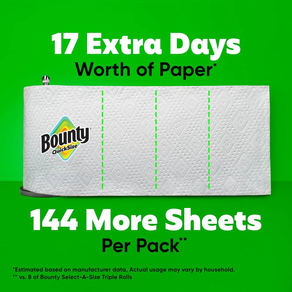 Bounty Quick-Size White Paper Towels