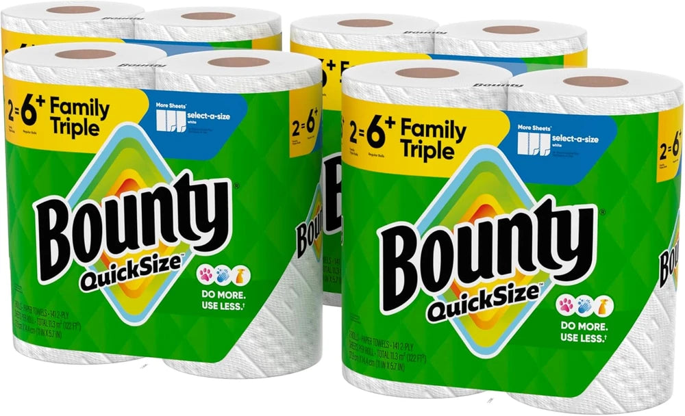 Bounty Quick-Size White Paper Towels