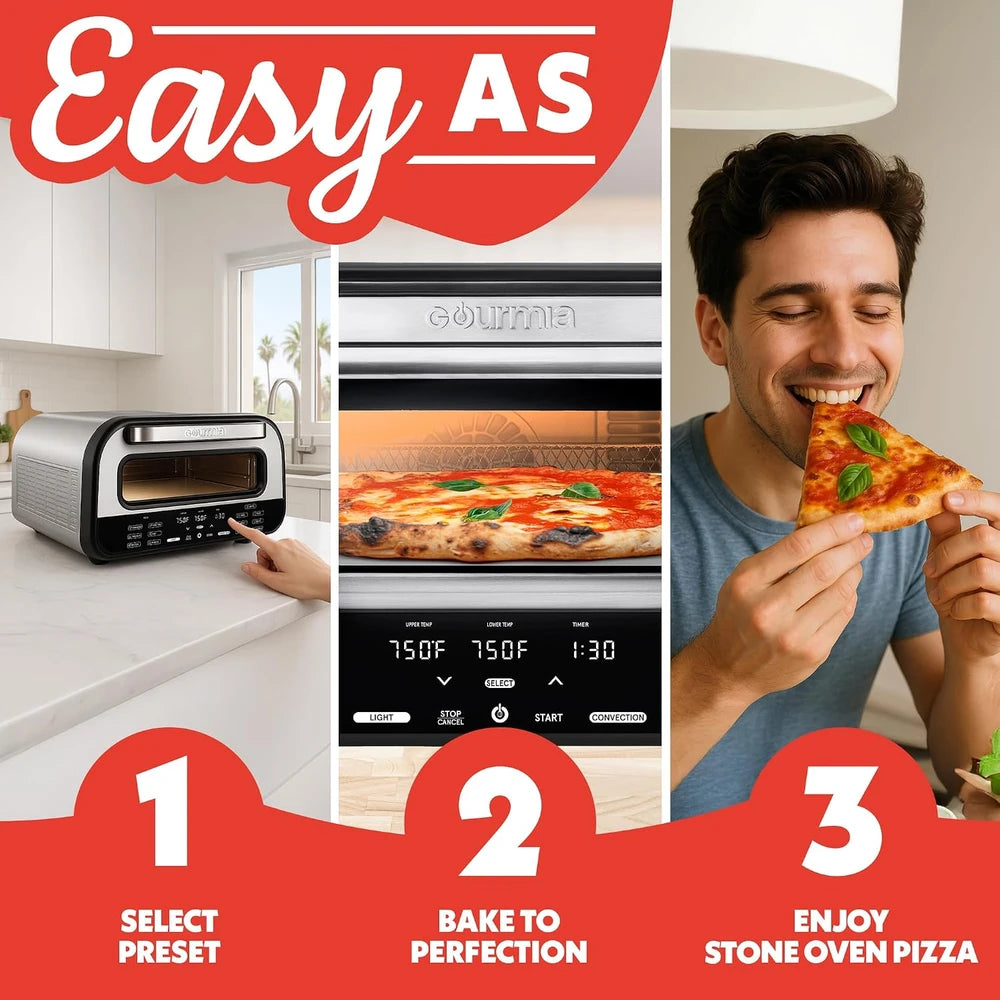 Gourmia Electric Indoor Pizza Oven