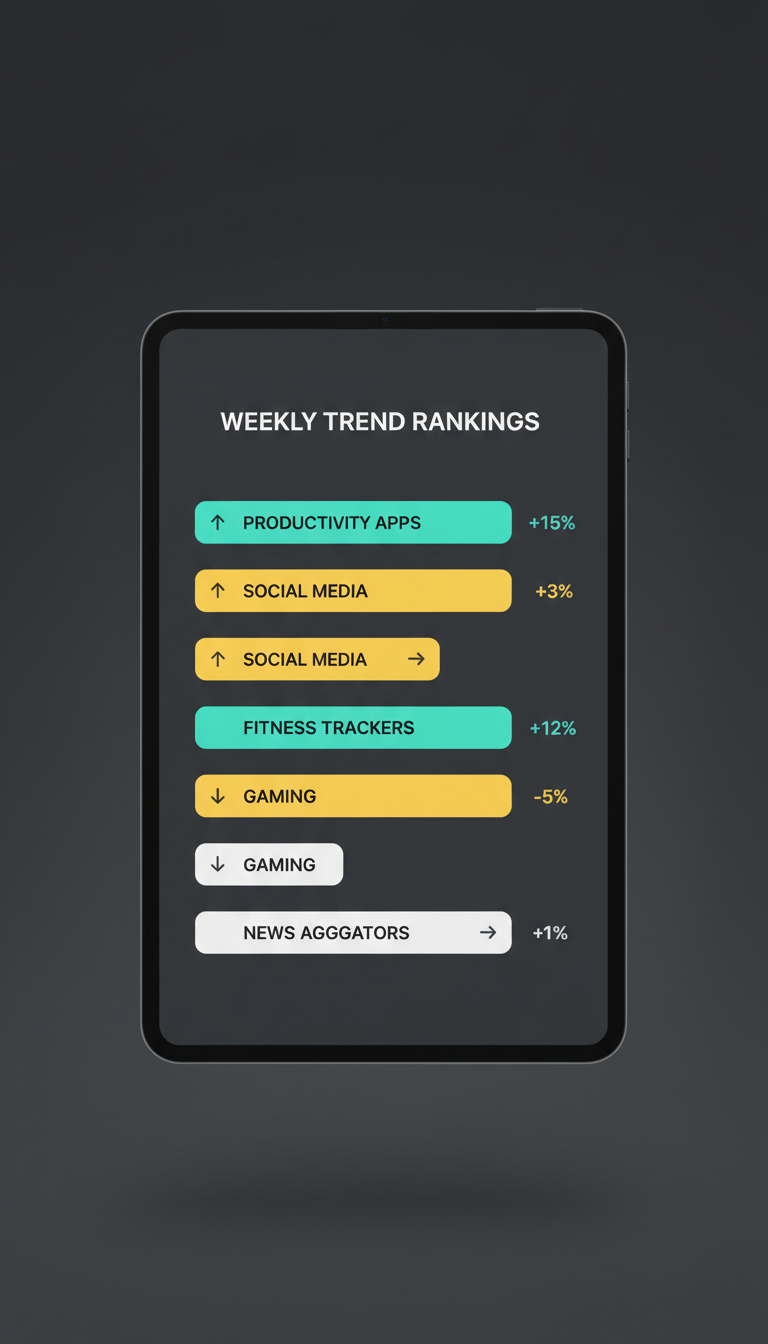Weekly Trend Rankings Tablet Access
